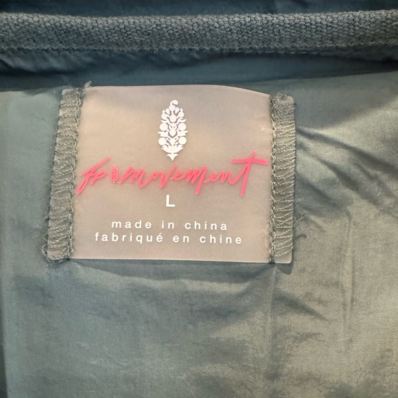 Free People FP Movement Packable Lightweight Quarter Zip Jacket Women’s Size L - Picture 2 of 5
